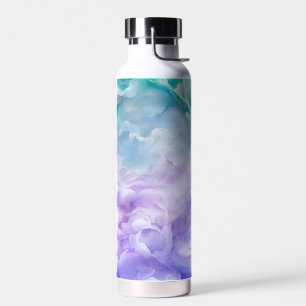 Bouteille D'eau Tourbillon de nuage bleu et violet