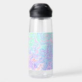 Bouteille D'eau Tourbillons de trip acide (Arrière)