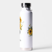 Bouteille D'eau Tournesol moderne personnalisé (Gauche)