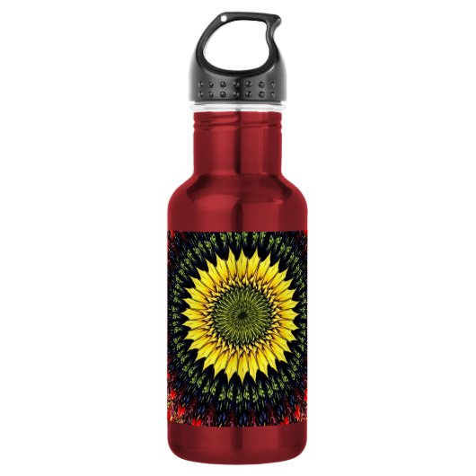 Bouteille d'eau Tournesol Récolte (Devant)