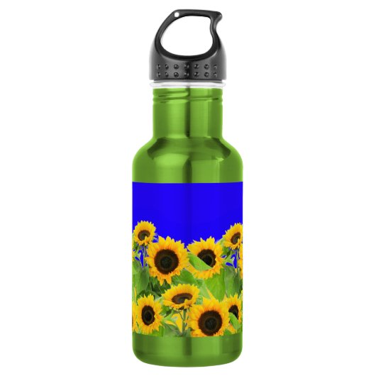 Bouteille d'eau Tournesols (Devant)
