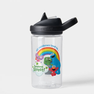 Bouteille D'eau Tous les Rainbows mènent à Sesame Street