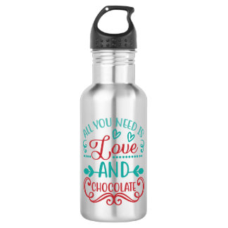 Bouteille D'eau Tout ce dont vous avez besoin est l'amour et le ch