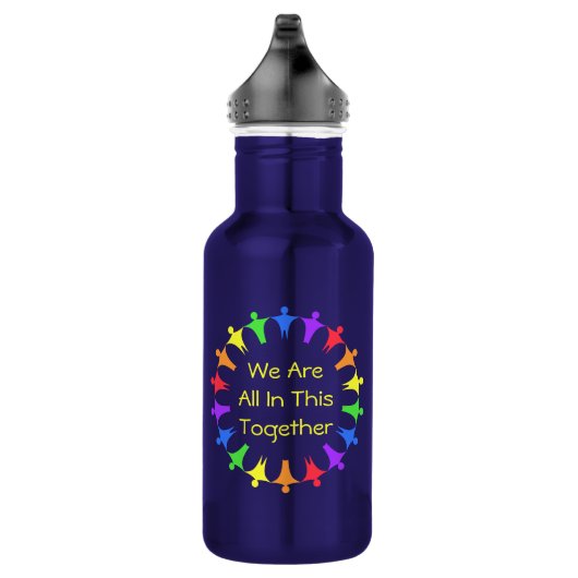Bouteille D'eau Tout Cela Ensemble Multicolores (Droite)