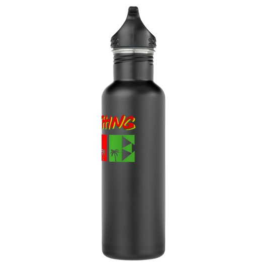 Bouteille D'eau Tout Irie Good Vibes Rasta Reggae Racines (Droite)