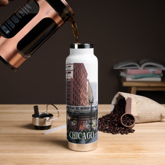 Bouteille D'eau Train à boucle élevé de Chicago (Extérieur)