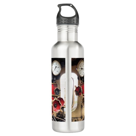 BOUTEILLE D'EAU TRAIN À VAPEUR (Dos)