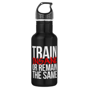 Bouteille D'eau Train fou ou rester le même