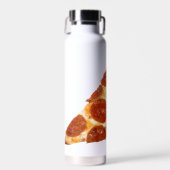 Bouteille D'eau Tranche de pizza pepperoni classique de SlipperyJo (Avant)