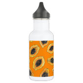 Bouteille D'eau Tranches de Papaya sur orange (Gauche)