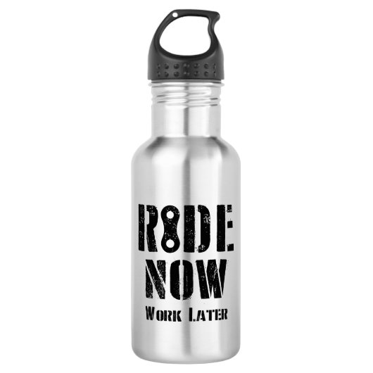 Bouteille D'eau Travailler maintenant plus tard (Devant)