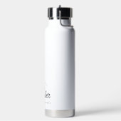 Bouteille D'eau Trendy Chic Pilates Princess Black Typography (Gym)