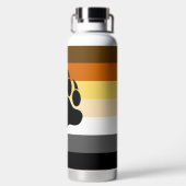 Bouteille D'eau Très Cool Gay Bear Pride Drapeau Ours Paw (Plage)