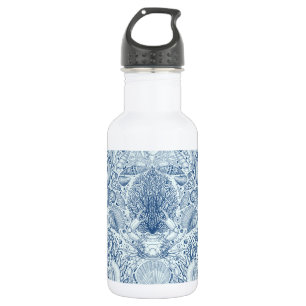 Bouteille D'eau Trésors de plage en bleu
