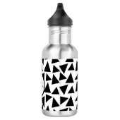 Bouteille D'eau Triangle noir monogramme (Droite)