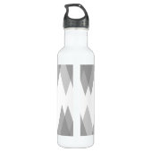 Bouteille D'eau Triangles gris (Dos)