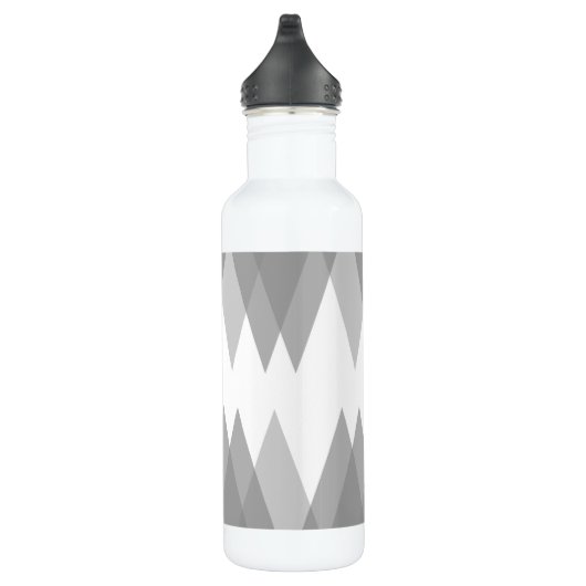Bouteille D'eau Triangles gris (Droite)
