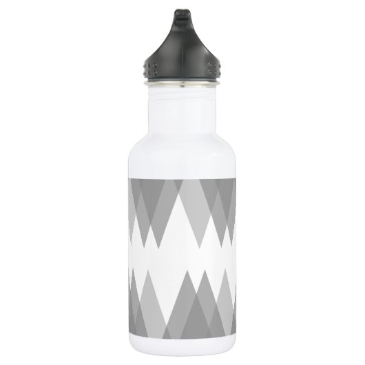Bouteille D'eau Triangles gris (Droite)