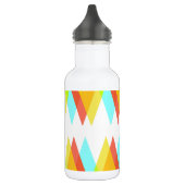 Bouteille D'eau Triangles jaunes, rouges et bleus cadets (Gauche)