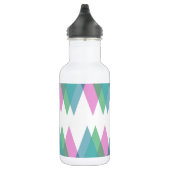 Bouteille D'eau Triangles rose et vert (Droite)
