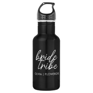 Bouteille D'eau Tribe de mariée Fleur moderne