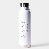 Bouteille D'eau Tribu de la Mariée Mariage Simple Moderne Demoisel (Gauche)