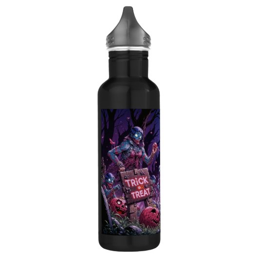 Bouteille D'eau Trick ou traiter Halloween Zombies distribuer le c (Gauche)