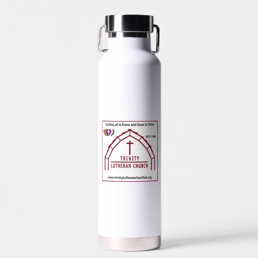 Bouteille D'eau Trinity et logo RIC (Avant)