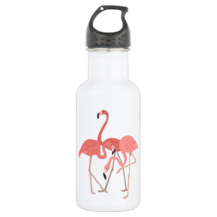 Bouteille D'eau Trio Flamant rose