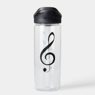 Bouteille D'eau Triple Clef Musical Note,
