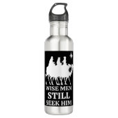 Bouteille D'eau Trois Rois Hommes Sages Le Cherchent Encore (Devant)