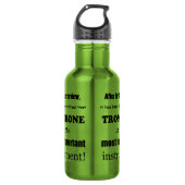 Bouteille D'eau Trombone instrument le plus important (Devant)