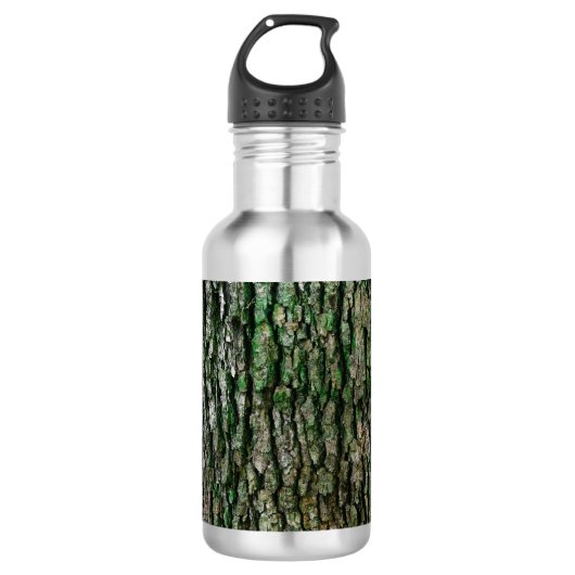 Bouteille D'eau Tronc d'arbre (écorce en bois) (Devant)