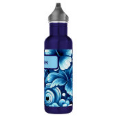Bouteille D'eau Tropical Hawaiian Flowers Hibiscus Personalized (Droite)