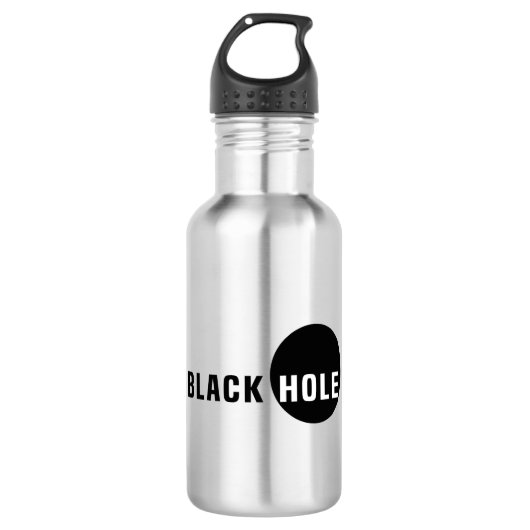 Bouteille D'eau Trou noir (Devant)