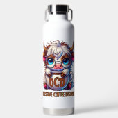 Bouteille D'eau Trouble de dépendance au café obsessionnel (Avant)