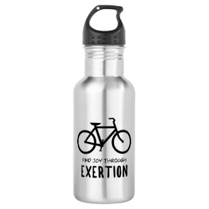 Bouteille D'eau Trouvez de la joie à travers le vélo d'aventure