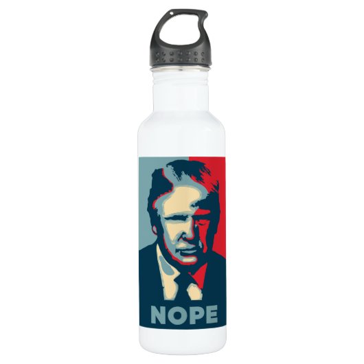 Bouteille D'eau Trump Nope Water Bottle (Devant)