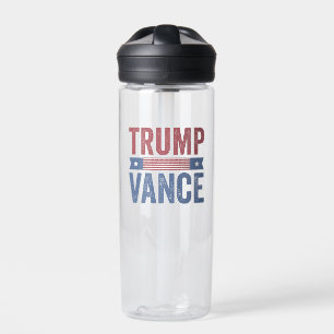 Bouteille D'eau Trump Vance Républicain Élection Américaine Cadeau