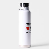 Bouteille D'eau Trust Me I'm Your Partner Bridge Four Card Suits (Plage)