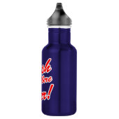 Bouteille D'eau Tu me manques comme une bière ! (Droite)