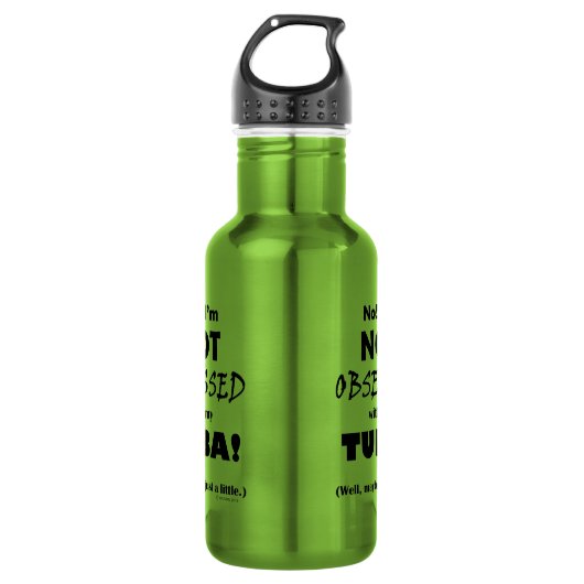 Bouteille D'eau Tuba obsédée (Devant)