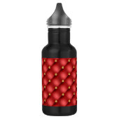 Bouteille d'eau Tufted Diamond Rouge Or (Gauche)