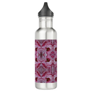Bouteille D'eau Tulipe rose Ikat aussi