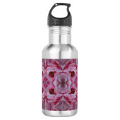 Bouteille D'eau Tulipe rose Ikat aussi (Devant)