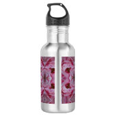 Bouteille D'eau Tulipe rose Ikat aussi (Dos)