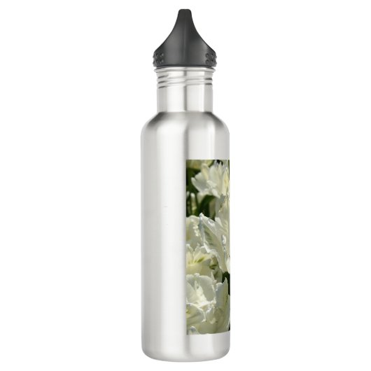 Bouteille D'eau Tulipes blanches (Gauche)