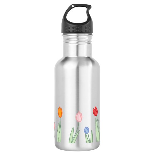 Bouteille D'eau Tulipes de ressort (Devant)