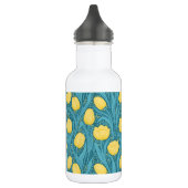 Bouteille D'eau Tulipes en bleu et jaune (Gauche)
