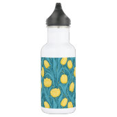 Bouteille D'eau Tulipes en bleu et jaune (Droite)